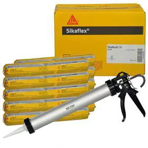 Sikaflex 1a 20 oz Sausage Kit with Caulking Gun Limestone, Pack of 10 One Component, Flexible, Non Sag, Polyurethane Concrete and Masonry Sealant for Vertical and Horizontal Surfaces Sikaflex 1a 20 oz Sausage Kit with Caulking Gun Limestone, Pack of 10 One Component, Flexible, Non Sag, Polyurethane Concrete and Masonry Sealant for Vertical and Horizontal Surfaces
