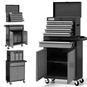 7-Drawer Tool Chest with Wheels,40'' Rolling Tool Chest with Drawers,Portable Tool Cabinet with Liners,Detachable Top Tool Box,Rolling Tool Box for Garage Storage,Workshop,Warehouse,Black 7-Drawer Tool Chest with Wheels,40'' Rolling Tool Chest with Drawers,Portable Tool Cabinet with Liners,Detachable Top Tool Box,Rolling Tool Box for Garage Storage,Workshop,Warehouse,Black