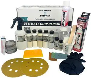 Tub Repair Kit with Color Match, Strong Fiberglass Repair kit, Seamless Small Repairs to Holes Cracks and Chips Tub Repair Kit with Color Match, Strong Fiberglass Repair kit, Seamless Small Repairs to Holes Cracks and Chips