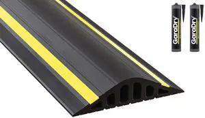 1 ½" High Garage Door Flood Barrier Threshold Seal Kit (10'3") | Flexible PVC | Complete Kit Includes 2 Adhesives 1 ½" High Garage Door Flood Barrier Threshold Seal Kit (10'3") | Flexible PVC | Complete Kit Includes 2 Adhesives