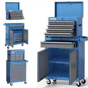 7-Drawer Tool Chest with Wheels,40'' Rolling Tool Chest with Drawers,Portable Tool Cabinet with Liners,Detachable Top Tool Box,Rolling Tool Box for Garage Storage,Workshop,Warehouse,Blue 7-Drawer Tool Chest with Wheels,40'' Rolling Tool Chest with Drawers,Portable Tool Cabinet with Liners,Detachable Top Tool Box,Rolling Tool Box for Garage Storage,Workshop,Warehouse,Blue