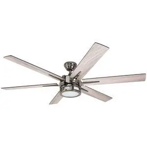 Ceiling Fans with Lights, Kaliza LED Indoor Fan w/ 6 Blades, 56 Inch, Gun Metal - Smart Remote-Controlled Fan with Quiet Motor for Home and Bedroom Ceiling Fans with Lights, Kaliza LED Indoor Fan w/ 6 Blades, 56 Inch, Gun Metal - Smart Remote-Controlled Fan with Quiet Motor for Home and Bedroom