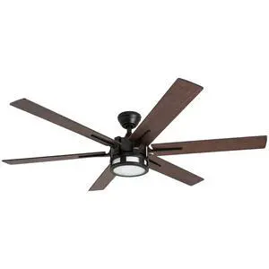 Ceiling Fans Kaliza Modern 56 Inch Ceiling Fan with Light, Remote Control Fan, LED Indoor Fan with 6 Blades, Gray Oak and Light Oak Blade Finish Options, Bronze (51036-01) Ceiling Fans Kaliza Modern 56 Inch Ceiling Fan with Light, Remote Control Fan, LED Indoor Fan with 6 Blades, Gray Oak and Light Oak Blade Finish Options, Bronze (51036-01)