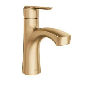 Findlay Bronzed Gold Single-Handle Bathroom Faucet, Single-Hole Setup with Deckplate, 84516BZG Findlay Bronzed Gold Single-Handle Bathroom Faucet, Single-Hole Setup with Deckplate, 84516BZG