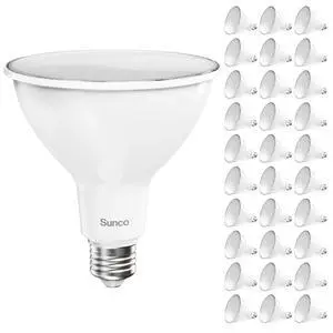 Sunco 30 Pack PAR38 LED Outdoor Flood Light Bulb, Ultra Bright, 2800 LM, 20W (250W Equivalent), 5000K Daylight, Dimmable, E26 Medium Base, for Security Garage Yard Driveway, UL Sunco 30 Pack PAR38 LED Outdoor Flood Light Bulb, Ultra Bright, 2800 LM, 20W (250W Equivalent), 5000K Daylight, Dimmable, E26 Medium Base, for Security Garage Yard Driveway, UL