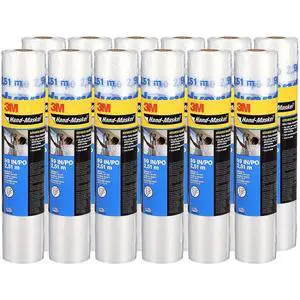 12-Rolls of 99 x 90 AMF99 Hand-Masker Pre-Folded Advanced Masking Film 12-Rolls of 99 x 90 AMF99 Hand-Masker Pre-Folded Advanced Masking Film