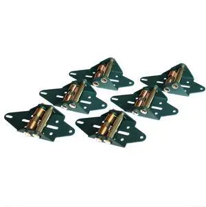 Green Hinge System 4P/2C | Garage Door Hinges | Gold Springs | Height: 4 Panels Tall | Width: 2-Car Wide (12'-20' Wide) | Weather Sealing | 12-Gauge HD Steel | US Made Green Hinge System 4P/2C | Garage Door Hinges | Gold Springs | Height: 4 Panels Tall | Width: 2-Car Wide (12'-20' Wide) | Weather Sealing | 12-Gauge HD Steel | US Made