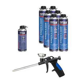 Window & Door Foam Sealant, High R-Value for Superior Insulation, Water-Resistant, Low Expansion, Eco-Friendly, AAMA & UL Verified (6x24 oz) + Precision Max Gun & Universal Cleaner Window & Door Foam Sealant, High R-Value for Superior Insulation, Water-Resistant, Low Expansion, Eco-Friendly, AAMA & UL Verified (6x24 oz) + Precision Max Gun & Universal Cleaner