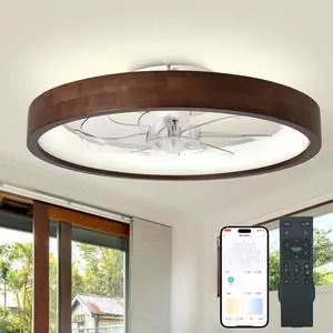 20 Ceiling Fans with Lights,3 Color Dimmable LED,6 Speeds,Reversible Modern Dark Wooden Flush Mount Low Profile Ceiling Fans with Lights and Remote for Bedroom/Kidsroom/Dinng Room 20 Ceiling Fans with Lights,3 Color Dimmable LED,6 Speeds,Reversible Modern Dark Wooden Flush Mount Low Profile Ceiling Fans with Lights and Remote for Bedroom/Kidsroom/Dinng Room