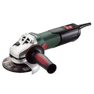 Metabo WEV15-125 HT Lock-On 13.5 Amp 2,800-9,600 rpm Angle Grinder with Electronics and High Torque, 4.5"/5" | 13.5 Amp Motor, 9,600 RPM Max, Restart Protection, Metal Cutter, Electric Disc Tool, Made Metabo WEV15-125 HT Lock-On 13.5 Amp 2,800-9,600 rpm Angle Grinder with Electronics and High Torque, 4.5"/5" | 13.5 Amp Motor, 9,600 RPM Max, Restart Protection, Metal Cutter, Electric Disc Tool, Made