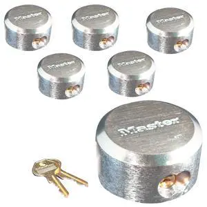 Pro Series Hidden Shackle Padlocks, Keyed Alike w/ 12 Keys, 6271NKA-6 w/BumpStop Technology Pro Series Hidden Shackle Padlocks, Keyed Alike w/ 12 Keys, 6271NKA-6 w/BumpStop Technology