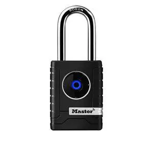 Black Outdoor Bluetooth Smart Padlock with Keypad, Smart Locks for Tools, Gates, Sheds, 2-7/32 inches Wide, 4401LHEC Black Outdoor Bluetooth Smart Padlock with Keypad, Smart Locks for Tools, Gates, Sheds, 2-7/32 inches Wide, 4401LHEC