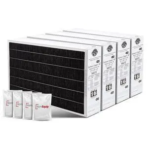 Lennox 16x25x5 Furnace Filter, X6672 Filter Replacement, Merv 16 Carbon Clean Filter Media with Disposal Bag 4-Pack (Actual Size: 15.8 x 24.8 x 4.3 Inches) Lennox 16x25x5 Furnace Filter, X6672 Filter Replacement, Merv 16 Carbon Clean Filter Media with Disposal Bag 4-Pack (Actual Size: 15.8 x 24.8 x 4.3 Inches)