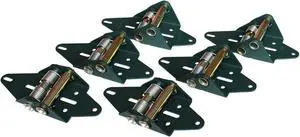 Green Hinge System 4P/1C | Garage Door Hinges | Silver Springs | Height: 4 Panels Tall | Width: 1-Car Wide (Under 12' Wide) | Weather Sealing | 12-Gauge HD Steel | US Made Green Hinge System 4P/1C | Garage Door Hinges | Silver Springs | Height: 4 Panels Tall | Width: 1-Car Wide (Under 12' Wide) | Weather Sealing | 12-Gauge HD Steel | US Made
