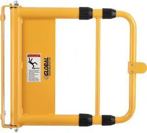 Universal Spring-Loaded Safety Swing Gate, 22" to 40" W Adjustable Opening, Self-Closing Safety Gate, Powder Coated High-Visibility Yellow Universal Spring-Loaded Safety Swing Gate, 22" to 40" W Adjustable Opening, Self-Closing Safety Gate, Powder Coated High-Visibility Yellow