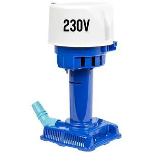 CP3-230 1/30 HP, 230 Volt, 563 GPH, Evaporative Cooler Pump with 6-Ft. Cord and 3-Prong Plug, Blue, 542015 CP3-230 1/30 HP, 230 Volt, 563 GPH, Evaporative Cooler Pump with 6-Ft. Cord and 3-Prong Plug, Blue, 542015