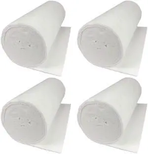 1/4" Thick, CeraBlanket Insulation, Morgan Thermal Ceramics, 2400F Rated, 8 Lb. Density, 24" Wide, 20 Ft. Long, 4 Rolls per Box, 8CBK2 1/4" Thick, CeraBlanket Insulation, Morgan Thermal Ceramics, 2400F Rated, 8 Lb. Density, 24" Wide, 20 Ft. Long, 4 Rolls per Box, 8CBK2