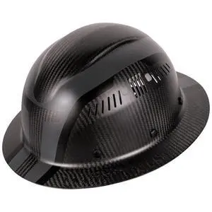 Hard Hat, K12 Series Carbon Fiber Full Brim, Vented, Class C, Type 1 Hard Hat, K12 Series Carbon Fiber Full Brim, Vented, Class C, Type 1