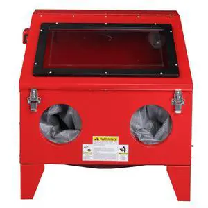 40 Gallon Bench Top Air Sandblasting Cabinet | Heavy Duty Steel, Includes Gun and 4 Nozzles, 60-125PSI/6-25CFM, For Rust Removal, Stain, Paint 40 Gallon Bench Top Air Sandblasting Cabinet | Heavy Duty Steel, Includes Gun and 4 Nozzles, 60-125PSI/6-25CFM, For Rust Removal, Stain, Paint