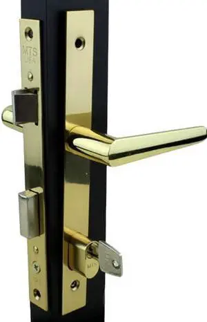 Papaiz Storm Door Lock (Single and Double Cylinder Available) - Brass (Single Cylinder (Keyed ONE Side w/Thumb Turn) - 2 Pack) Papaiz Storm Door Lock (Single and Double Cylinder Available) - Brass (Single Cylinder (Keyed ONE Side w/Thumb Turn) - 2 Pack)