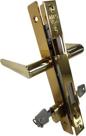 Papaiz Storm Door Lock (Single and Double Cylinder Available) - Brass (Double Cylinder (Keyed Both Sides, NO Thumb Turn) - 2 Pack) Papaiz Storm Door Lock (Single and Double Cylinder Available) - Brass (Double Cylinder (Keyed Both Sides, NO Thumb Turn) - 2 Pack)