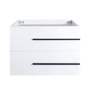 30 Inch Bathroom Vanity, Modern Wall Mounted Floating Bathroom Vanity, Bathroom Vanities Sink Cabinet with Storage Drawers & Metal Handles (White Without Ceramic Sink 30") 30 Inch Bathroom Vanity, Modern Wall Mounted Floating Bathroom Vanity, Bathroom Vanities Sink Cabinet with Storage Drawers & Metal Handles (White Without Ceramic Sink 30")