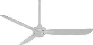 F727-WHF Rudolph 52" 3-Blade Ceiling Fan in Flat White Finish with Flat White Blades F727-WHF Rudolph 52" 3-Blade Ceiling Fan in Flat White Finish with Flat White Blades