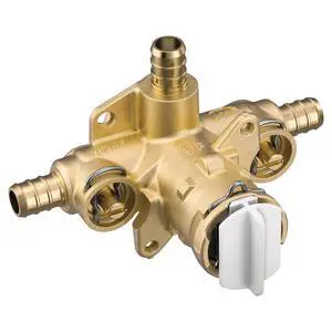 FP62326PF M-Pact Posi-Temp Pressure Balancing Valve with 1/2" Crimp Ring PEX Connection FP62326PF M-Pact Posi-Temp Pressure Balancing Valve with 1/2" Crimp Ring PEX Connection