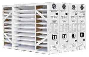 Lennox X6670-16" x 25" x 5" HCF16-11 MERV 11 Filter Bundle with Same Day Supply Filter Change Reminder Magnet (4 Pack) Lennox X6670-16" x 25" x 5" HCF16-11 MERV 11 Filter Bundle with Same Day Supply Filter Change Reminder Magnet (4 Pack)