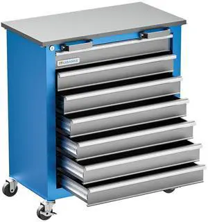 Tool Chest,7-Drawer Rolling Toolbox Chest,Rolling Tool Chest on Wheels with Keyed Locking System,and 4 Foot Pad,Tool Chet can be Combined Cabinet Set with 5-Drawer Tool Chest,for Garage Tool Chest,7-Drawer Rolling Toolbox Chest,Rolling Tool Chest on Wheels with Keyed Locking System,and 4 Foot Pad,Tool Chet can be Combined Cabinet Set with 5-Drawer Tool Chest,for Garage