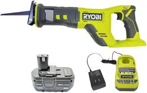 ONE+ 18V Cordless Reciprocating Saw Kit with 4.0 Ah Battery and Charger ONE+ 18V Cordless Reciprocating Saw Kit with 4.0 Ah Battery and Charger