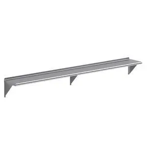 12 in. x 96 in. Stainless Steel Wall Shelf | NSF | Metal Shelving | Garage, Laundry, Storage, Utility Room | Restaurant, Commercial Kitchen 12 in. x 96 in. Stainless Steel Wall Shelf | NSF | Metal Shelving | Garage, Laundry, Storage, Utility Room | Restaurant, Commercial Kitchen