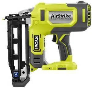 ONE+ 18V 16-Gauge Cordless AirStrike Finish Nailer (Tool Only), P326, Green | Battery and Charger Sold Separately ONE+ 18V 16-Gauge Cordless AirStrike Finish Nailer (Tool Only), P326, Green | Battery and Charger Sold Separately