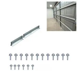 9 FT Heavy-Duty Steel Garage Door Reinforcement Bracket - Made in the USA - Prevents Bending, Sagging & Cracking 9 FT Heavy-Duty Steel Garage Door Reinforcement Bracket - Made in the USA - Prevents Bending, Sagging & Cracking