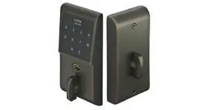 E3020 EMTouch Electronic Keypad Deadbolt from the Brass Modern Collection, Oil Rubbed Bronze E3020 EMTouch Electronic Keypad Deadbolt from the Brass Modern Collection, Oil Rubbed Bronze