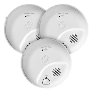 Combination Smoke & Carbon Monoxide Alarm, Battery Operated Detector with Test & Silence Button, SMICO100, 3-Pack Combination Smoke & Carbon Monoxide Alarm, Battery Operated Detector with Test & Silence Button, SMICO100, 3-Pack