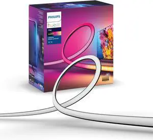 75" Smart Light Strip - White and Color Ambiance LED Color-Changing TV Backlight - Sync with Television, Music, Gaming - Requires Bridge and Sync Box 75" Smart Light Strip - White and Color Ambiance LED Color-Changing TV Backlight - Sync with Television, Music, Gaming - Requires Bridge and Sync Box