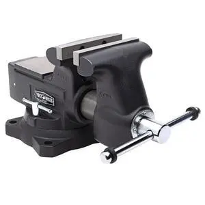 Yost HD650-C Heavy Duty 6-1/2 Inch Mechanics Work Bench Vise | Heavy Duty Woodworking & Metal Work Table with Secure Grip Swivel Base | 60,000 PSI Casting Iron Material with Extra-large Anvil Surface Yost HD650-C Heavy Duty 6-1/2 Inch Mechanics Work Bench Vise | Heavy Duty Woodworking & Metal Work Table with Secure Grip Swivel Base | 60,000 PSI Casting Iron Material with Extra-large Anvil Surface