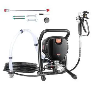 750W Stand Airless Paint Sprayer, 3000PSI High Efficiency Electric Airless Sprayer, Fine and Even Painting Effect, Handheld Paint Sprayers for Home Interior and Exterior Furniture and Fences | Fine an 750W Stand Airless Paint Sprayer, 3000PSI High Efficiency Electric Airless Sprayer, Fine and Even Painting Effect, Handheld Paint Sprayers for Home Interior and Exterior Furniture and Fences | Fine an