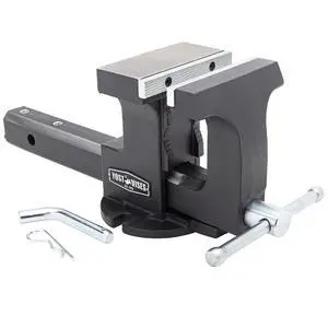 Yost Vise RHV-6 6-Inch Truck Trailer Receiver Vise | Heavy Duty Portable Work Vise | 5.9" Jaw Width, 5.81" Max Jaw Opening, 4.96" Throat | Fits Standard 2" Hitch with Hitch Pin Included Yost Vise RHV-6 6-Inch Truck Trailer Receiver Vise | Heavy Duty Portable Work Vise | 5.9" Jaw Width, 5.81" Max Jaw Opening, 4.96" Throat | Fits Standard 2" Hitch with Hitch Pin Included