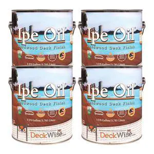 Ipe Oil Hardwood Deck Semi-Transparent 250 VOC Natural Finish (Pack of 4, 1-Gallon Each) Ipe Oil Hardwood Deck Semi-Transparent 250 VOC Natural Finish (Pack of 4, 1-Gallon Each)