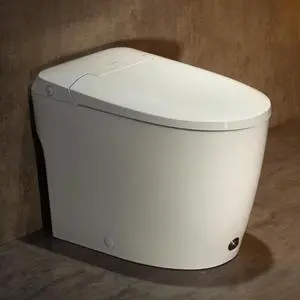 Elongated One Piece Toilet with 17.2" ADA Comfort Height Seat Modern Toilet for Bathroom 1.0GPF Button & Foot Kick Flush, Air Pressure Assisted Flush, 12'' Rough-in, Standard White Bowl Elongated One Piece Toilet with 17.2" ADA Comfort Height Seat Modern Toilet for Bathroom 1.0GPF Button & Foot Kick Flush, Air Pressure Assisted Flush, 12'' Rough-in, Standard White Bowl