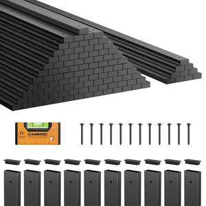 110 Pcs 36'' Square Deck Balusters, Straight Rectangular Porch Railing Kit with Level, Pre-Installed End Cap & Screws, Anti-Rust Spindles for Balcony, Poolside, Staircase Indoor Outdoor, Black 110 Pcs 36'' Square Deck Balusters, Straight Rectangular Porch Railing Kit with Level, Pre-Installed End Cap & Screws, Anti-Rust Spindles for Balcony, Poolside, Staircase Indoor Outdoor, Black