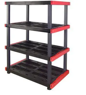 Craftsman 4-Tier Highly Durable Storage Rack, 4 Shleves That Support up to 200lbs/shelf, Organization and Storage, Weather-Resistant Design, Easy Assembly, American Made (55H x 40W x 24D) Craftsman 4-Tier Highly Durable Storage Rack, 4 Shleves That Support up to 200lbs/shelf, Organization and Storage, Weather-Resistant Design, Easy Assembly, American Made (55H x 40W x 24D)