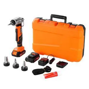 Cordless Tube Expander, 20V Max Electric Tubing Expansion Tool for 1/2", 3/4", 1" PEX-A Pipes, 22000RPM Pipe Expander with 3 Expanding Head, 2pcs 2AH Battery, Fast Charger & Carrying Case Cordless Tube Expander, 20V Max Electric Tubing Expansion Tool for 1/2", 3/4", 1" PEX-A Pipes, 22000RPM Pipe Expander with 3 Expanding Head, 2pcs 2AH Battery, Fast Charger & Carrying Case