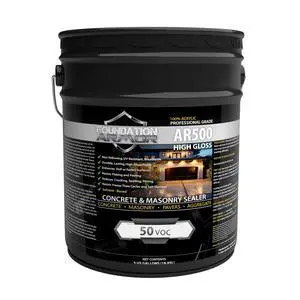5 GAL Armor AR500 High Gloss Solvent Based Acrylic Concrete Sealer and Paver Sealer - 50 VOC 5 GAL Armor AR500 High Gloss Solvent Based Acrylic Concrete Sealer and Paver Sealer - 50 VOC
