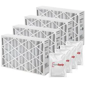 Furnace Filters 16x25x4 - HVAC Air Filter Replacement FC100A1029 Merv 11 with Easy Disposal Bag (4 Pack) Furnace Filters 16x25x4 - HVAC Air Filter Replacement FC100A1029 Merv 11 with Easy Disposal Bag (4 Pack)