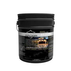 Armor AR500 High Gloss Wet Look Concrete Sealer 5 Gallon - Professional Grade Color Enhancing Solvent Based Acrylic Sealer for Exterior Concrete and Pavers - 700 VOC Armor AR500 High Gloss Wet Look Concrete Sealer 5 Gallon - Professional Grade Color Enhancing Solvent Based Acrylic Sealer for Exterior Concrete and Pavers - 700 VOC