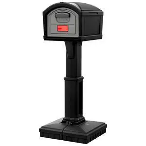 T4 Extra Large Capacity XL Dig-Free Mailbox with Durable Construction, Weather-Resistant Design, and Easy No-Dig Installation, Front Door Only, Black, Made in the USA T4 Extra Large Capacity XL Dig-Free Mailbox with Durable Construction, Weather-Resistant Design, and Easy No-Dig Installation, Front Door Only, Black, Made in the USA