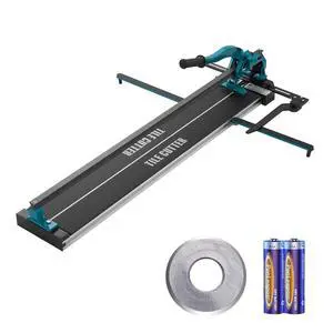 Manual Tile Cutter, 40 inch, Porcelain Ceramic Tile Cutter with Tungsten Carbide Cutting Wheel, Infrared Positioning, Anti-Skid Feet, Durable Rails for professional installers or beginners Manual Tile Cutter, 40 inch, Porcelain Ceramic Tile Cutter with Tungsten Carbide Cutting Wheel, Infrared Positioning, Anti-Skid Feet, Durable Rails for professional installers or beginners